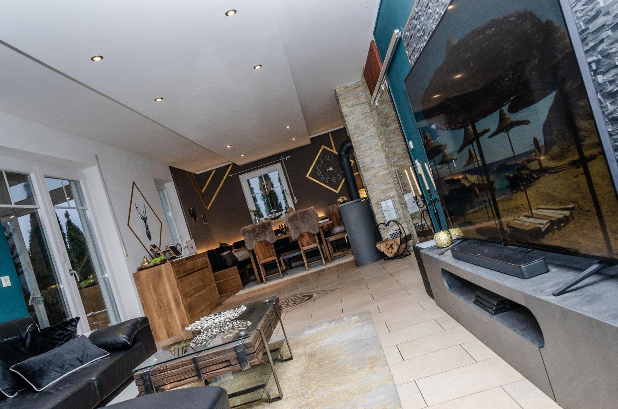 5 Sterne Centurion Ferienhaus Villa 2 Pools 86 Zoll Tv Aldersbach Eksteriør bilde